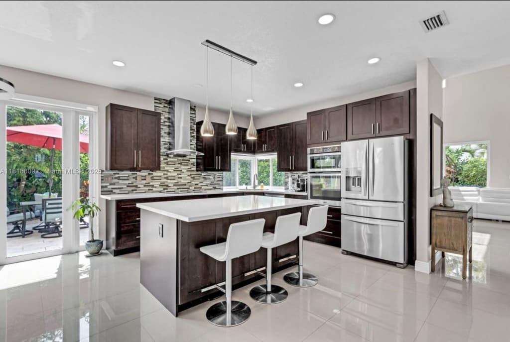 Before - Two-Tone Kitchen Renovation