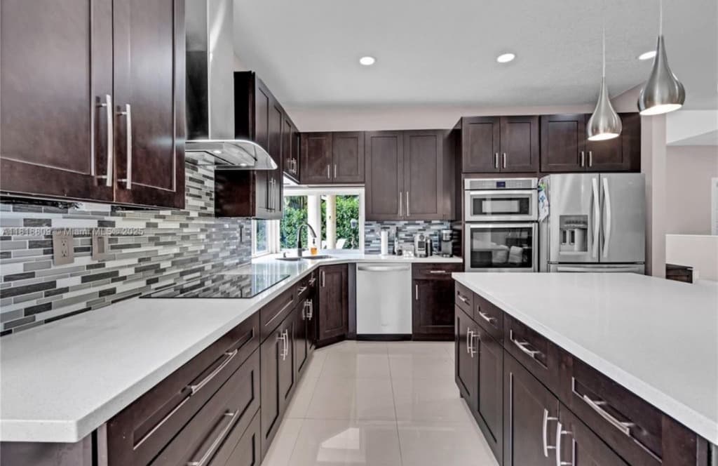 Before - Two-Tone Kitchen Renovation