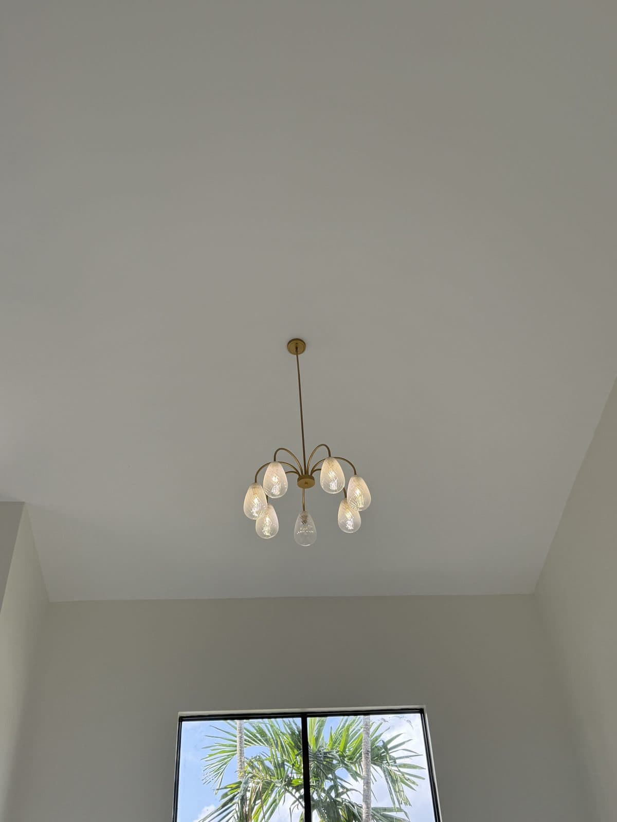 After - Two-Story Wall Repair and Paint