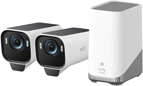 eufyCam S3 Pro 2-camera solar wireless outdoor security kit