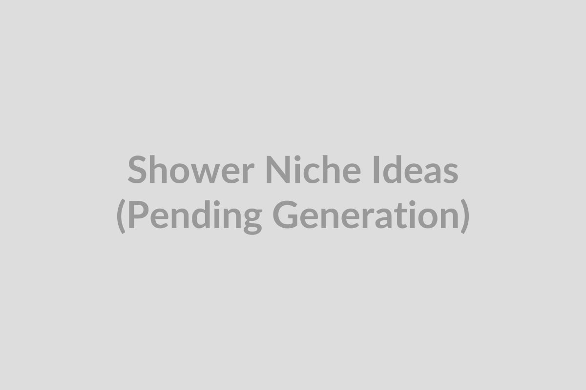 Shower Niche Ideas and Installation Guide for Miami Bathrooms